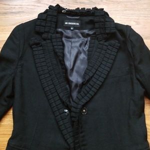 Ann Demeulemeester Black Wool Blazer Euro 36
